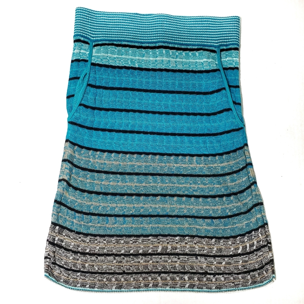LOFT Missoni-like striped sweater pencil skirt